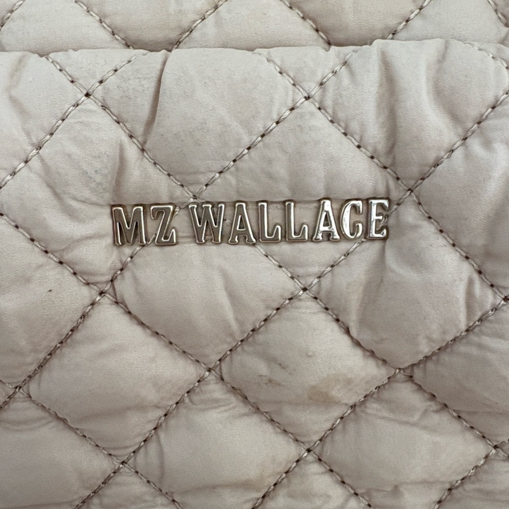 MZ Wallace Beige Quilted Satchel - Picture 7 of 12